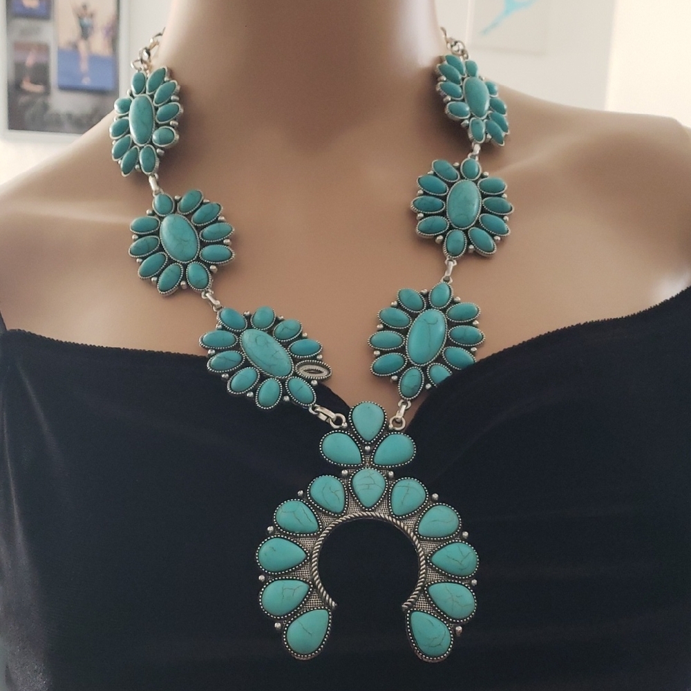 Turquoise Statement Necklace